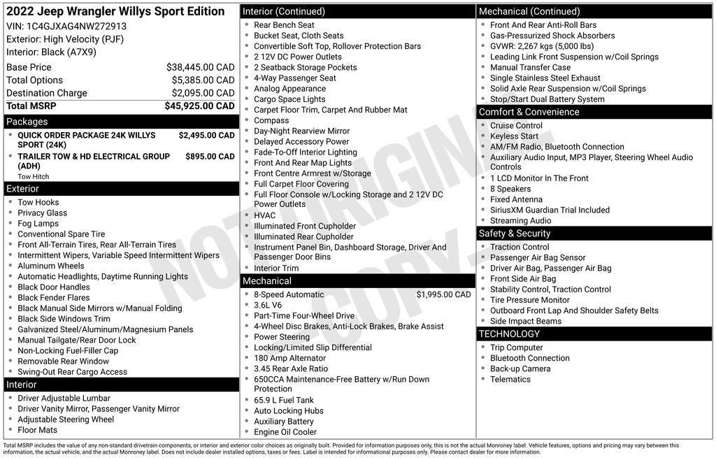 2022 Jeep Wrangler Base