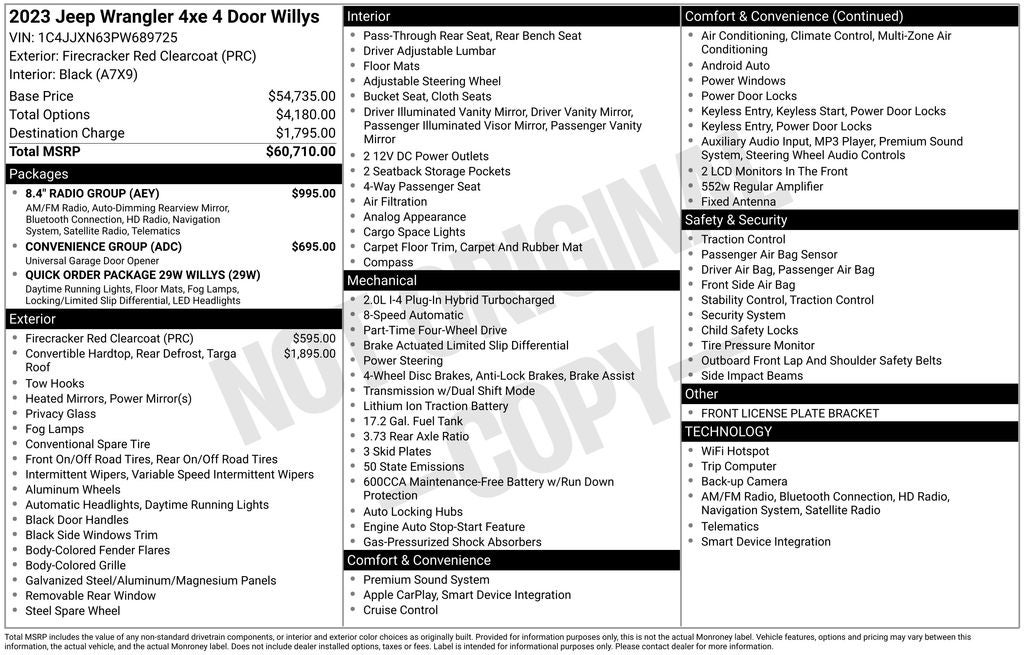 2023 Jeep Wrangler Base 4xe