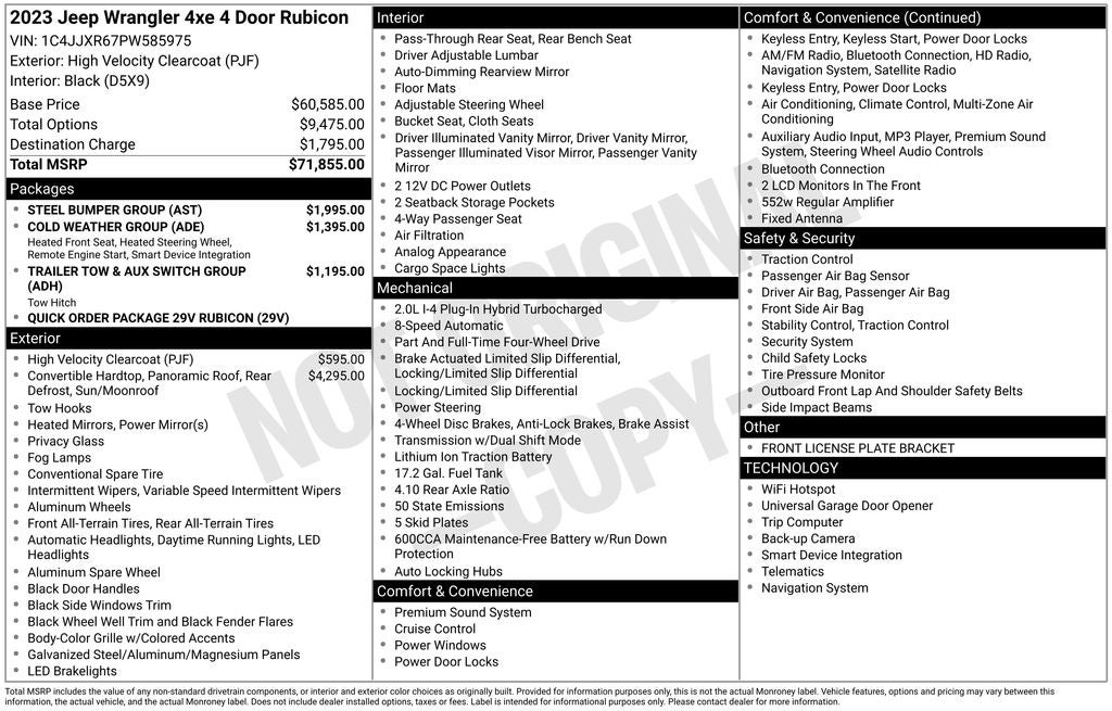 2023 Jeep Wrangler Base