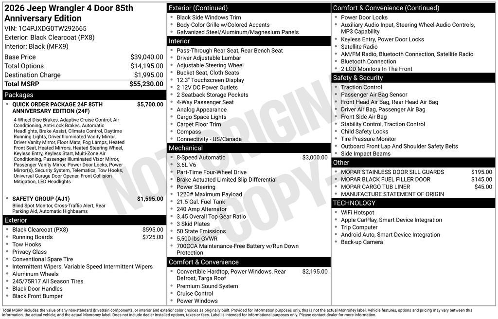 2026 Jeep Wrangler Base