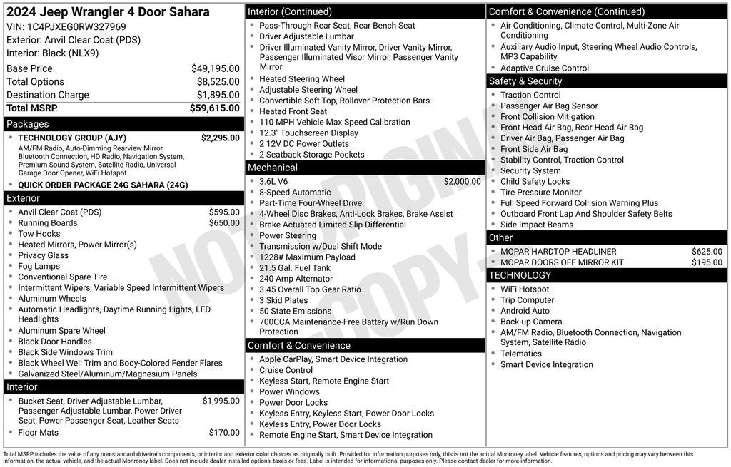 2024 Jeep Wrangler Sahara