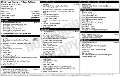 2026 Jeep Wrangler Rubicon