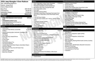 2026 Jeep Wrangler Rubicon