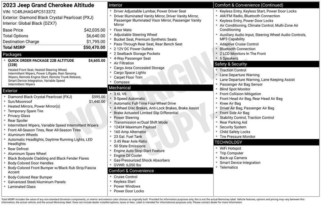 2023 Jeep Grand Cherokee Altitude