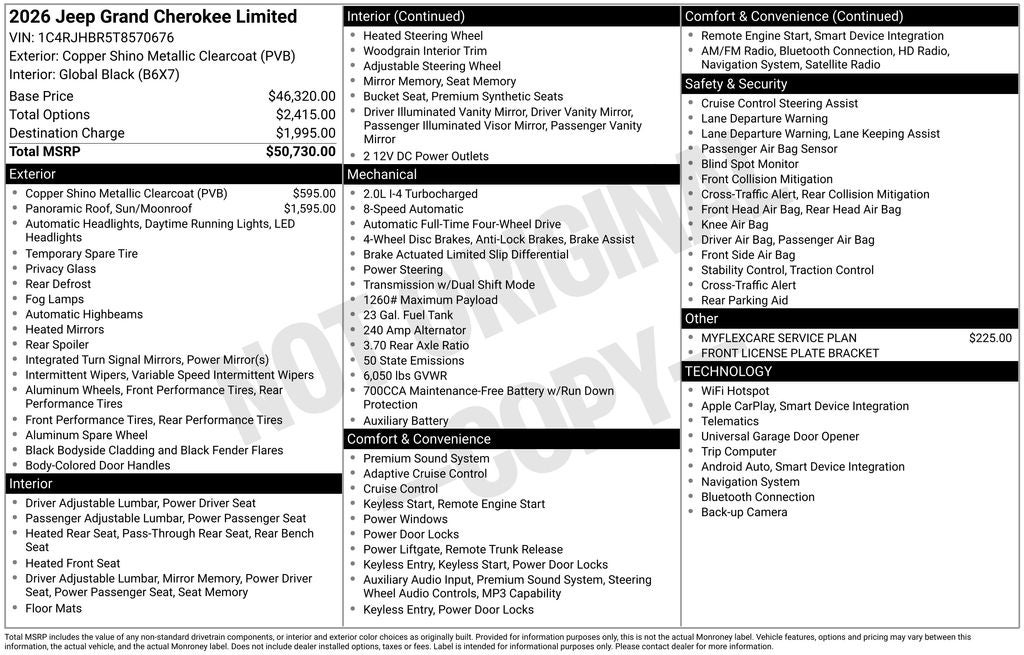 2026 Jeep Grand Cherokee Limited