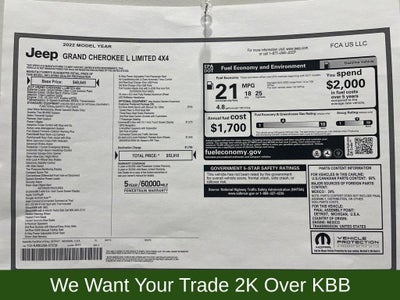 2022 Jeep Grand Cherokee L Limited