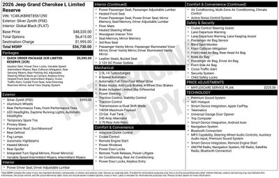 2026 Jeep Grand Cherokee L Limited