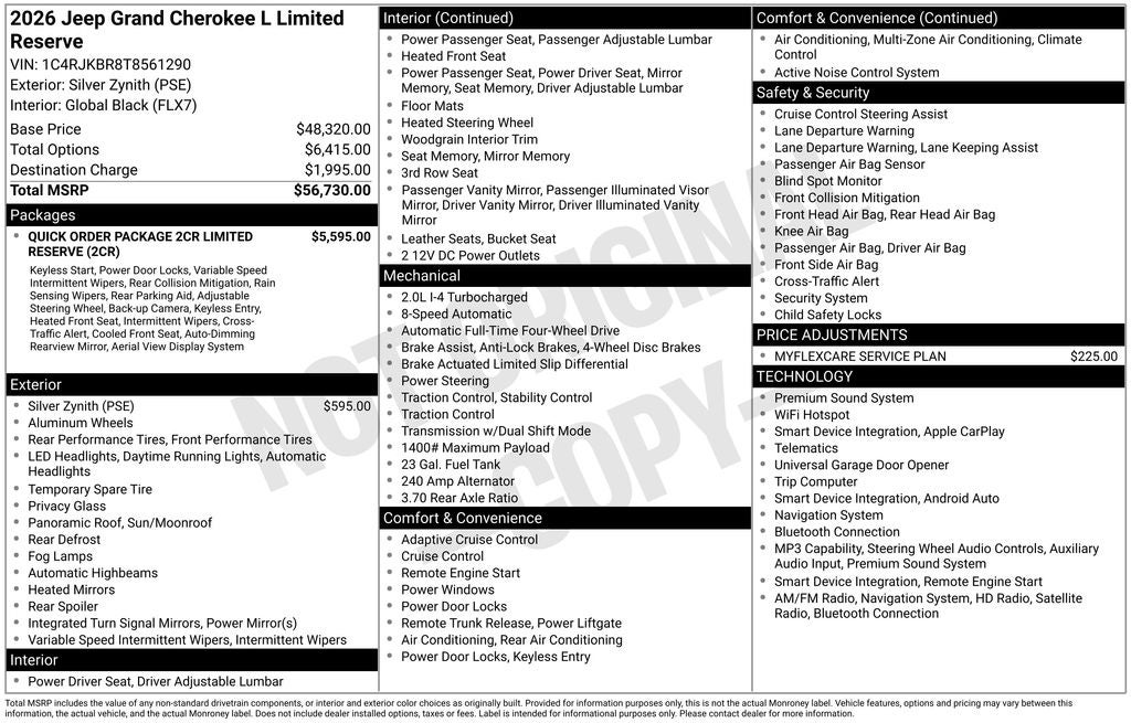 2026 Jeep Grand Cherokee L Limited