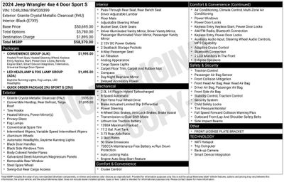 2024 Jeep Wrangler Sport S 4xe