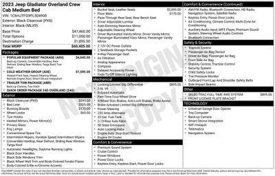 2023 Jeep Gladiator Overland