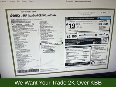 2021 Jeep Gladiator Mojave