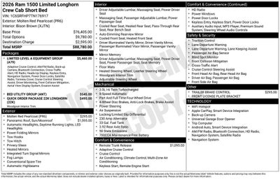 2026 RAM 1500 Limited