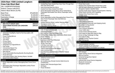 2026 RAM 1500 Limited