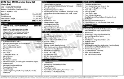 2022 RAM 1500 Laramie