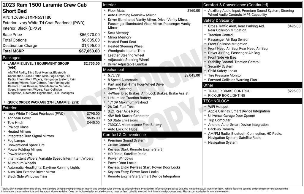 2023 RAM 1500 Laramie