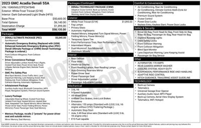 2023 GMC Acadia Denali