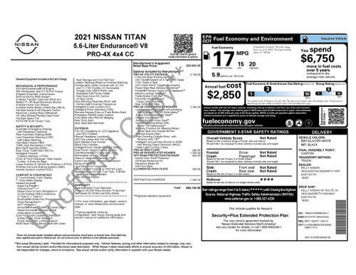 2021 Nissan Titan PRO-4X