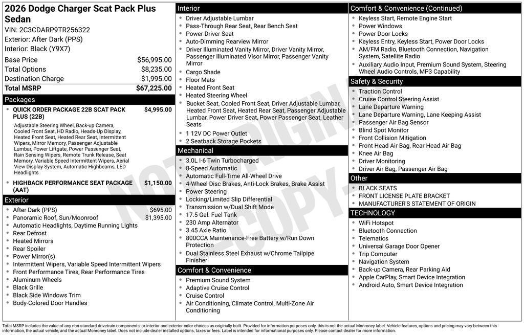 2026 Dodge Charger R/T Scat Pack