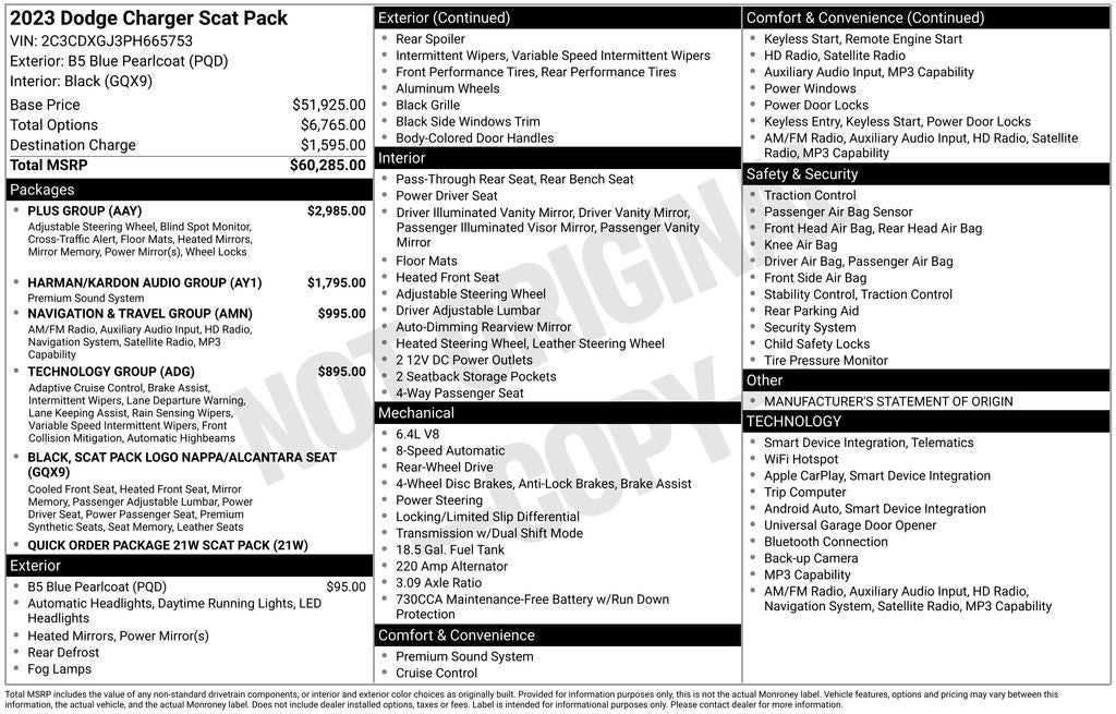 2023 Dodge Charger R/T Scat Pack
