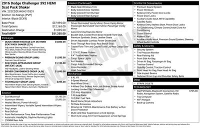 2016 Dodge Challenger R/T Scat Pack