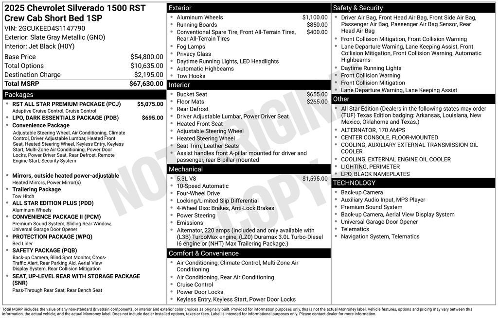 2025 Chevrolet Silverado 1500 RST