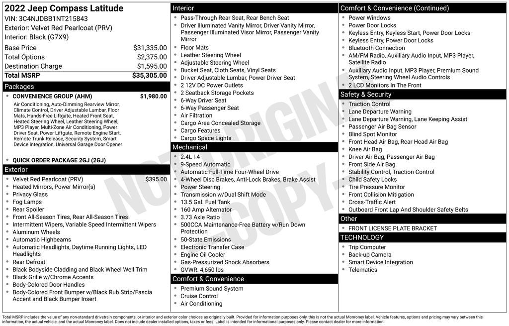 2022 Jeep Compass Latitude