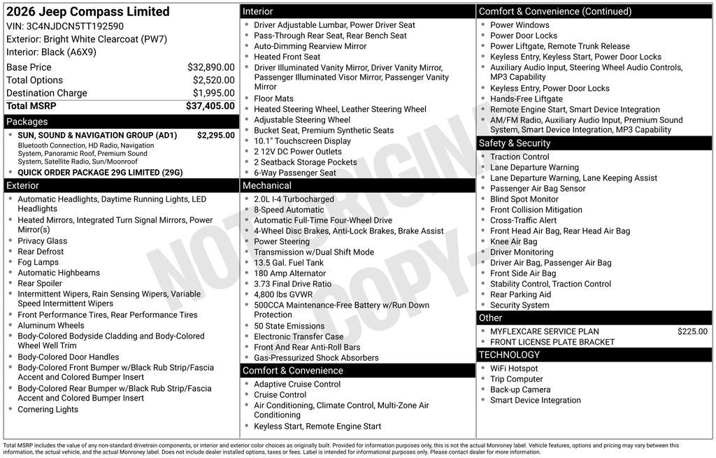 2026 Jeep Compass Limited