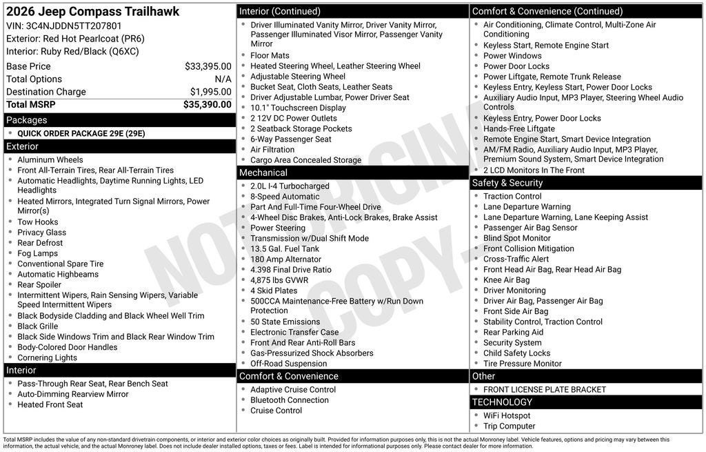 2026 Jeep Compass Trailhawk