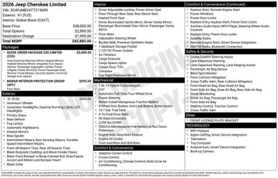 2026 Jeep Cherokee Limited