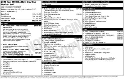 2026 RAM 2500 Big Horn