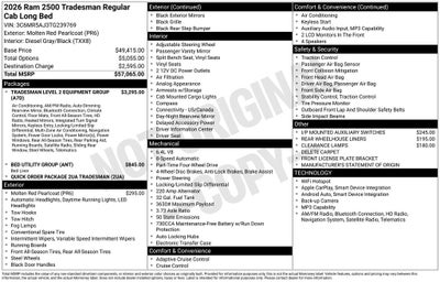 2026 RAM 2500 Tradesman