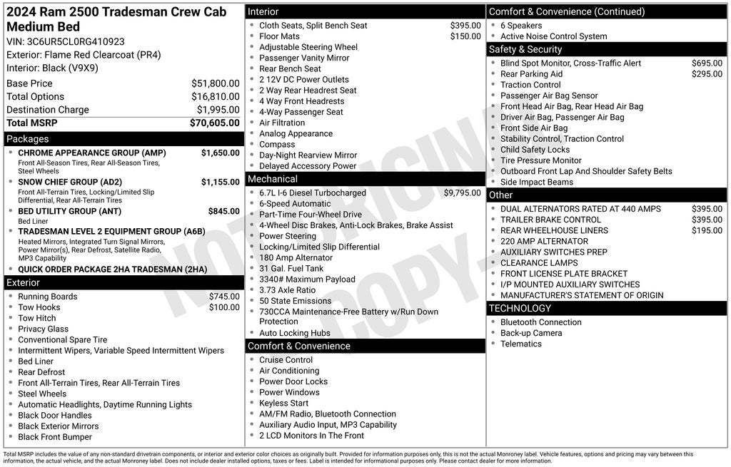 2024 RAM 2500 Tradesman