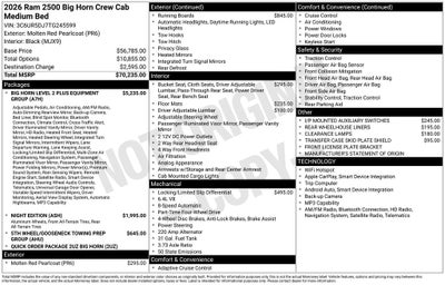 2026 RAM 2500 Big Horn