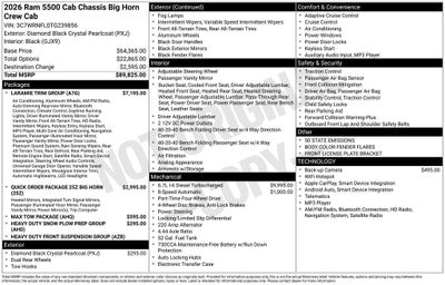 2026 RAM 5500HD Laramie