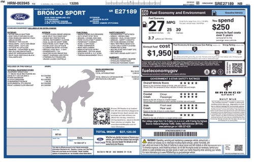 2025 Ford Bronco Sport Free Wheeling