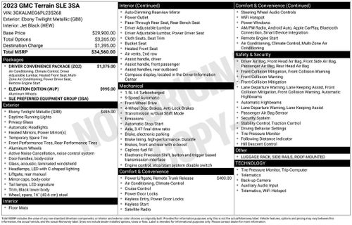 2023 GMC Terrain SLE