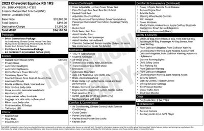 2023 Chevrolet Equinox RS