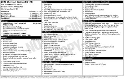 2023 Chevrolet Equinox RS