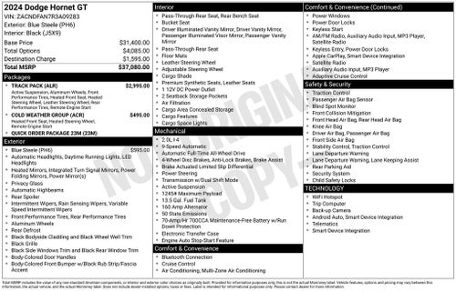 2024 Dodge Hornet GT