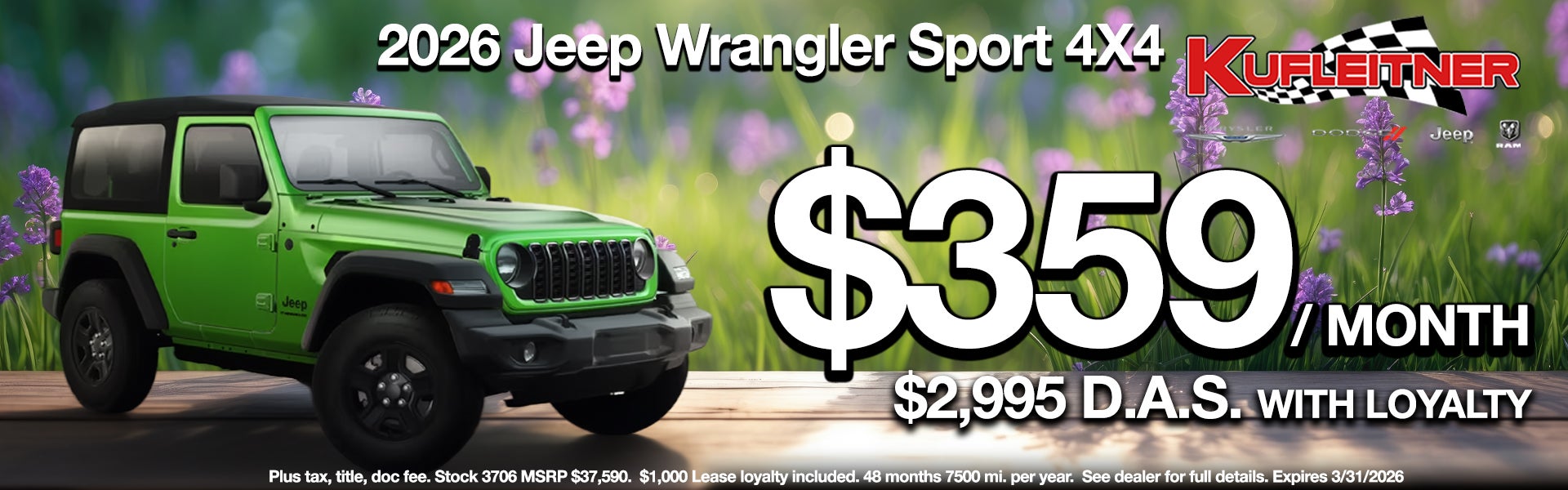 Wrangler Lease Special 