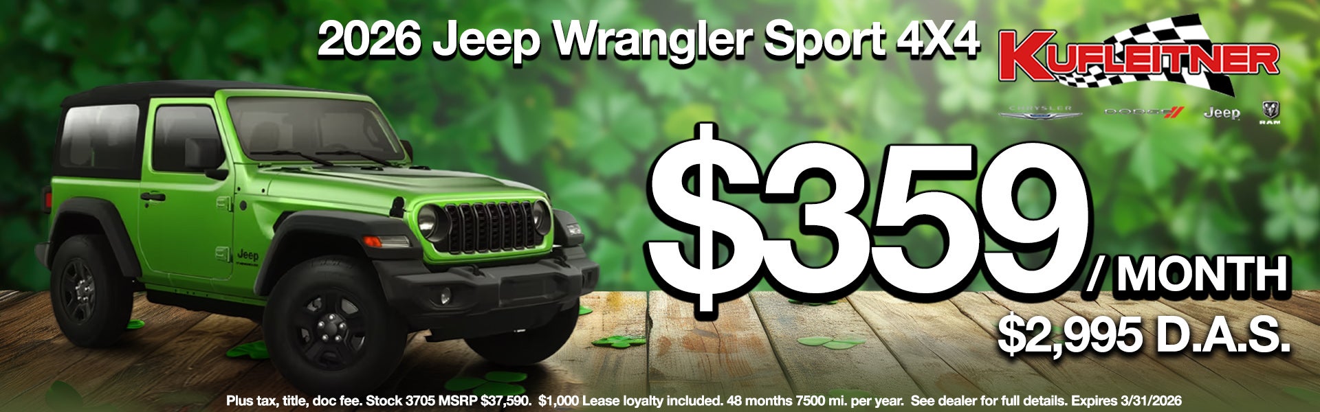 Jeep Wrangler Lease