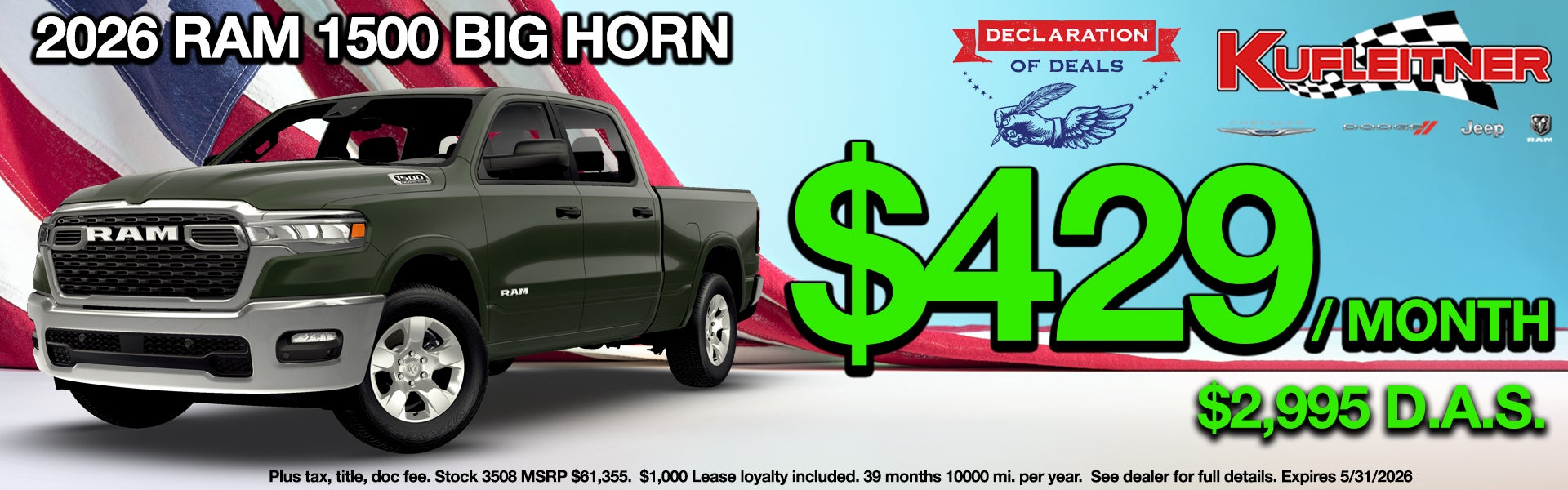 2026 RAM 1500 Big Horn